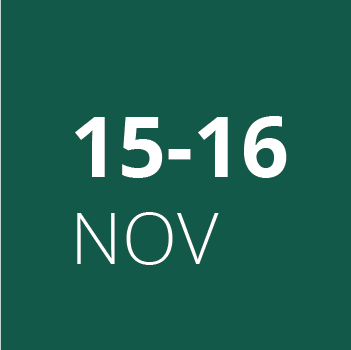 15 y 16 de noviembre 15 y 16 de noviembre